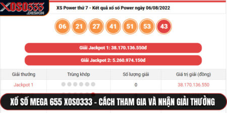 Xổ Số Mega 655 Xoso333